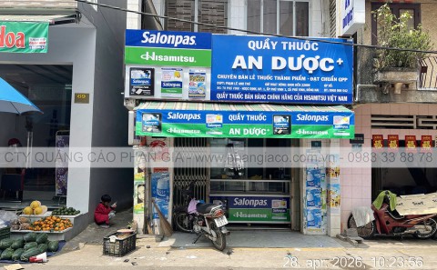 Sản Xuất Bảng Hiệu Alu Chữ Nổi Mica Lắp Đặt Tại Hệ Thống Nhà Thuốc Tây