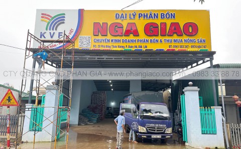Sản Xuất & Lắp Đặt Bảng Hiệu Alu Đại Lý Phân Bón Tại Đắk Lắk