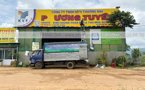 Lắp Đặt Bảng Hiệu Nhôm Chữ Mica Đại Lý Phân Bón Lâm Đồng