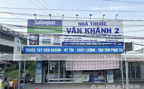 Chuỗi Bảng Hiệu Alu Chữ Nổi Đồng Tháp 2026