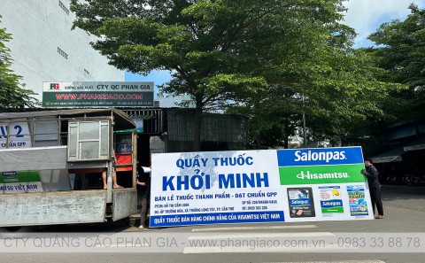 Lắp Đặt Chuỗi Bảng Hiệu Hộp Đèn Quảng Cáo Tại Hậu Giang