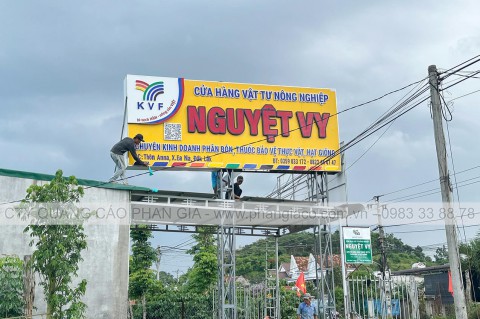 Dựng Pano Quảng Cáo Cửa Hàng Vật Tư Nông Nghiệp Tại Đắk Lắk